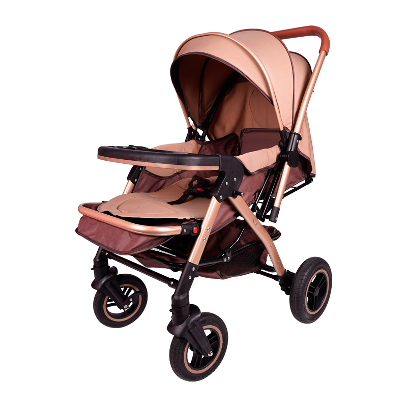 Baby Stroller Can Sit Or Lie Down Baby Stroller Reinforced Upgraded Baby Stroller Shock Absorption Multifunctional Two-Way Stroller